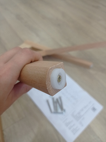 Стул Bonuss blue / wooden legs фото покупателя 69