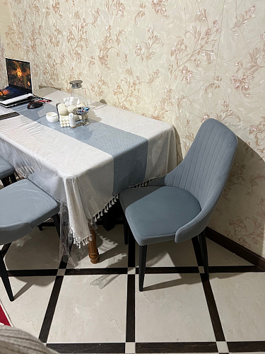 Стул на металлокаркасе Kora gray / black фото покупателя 374