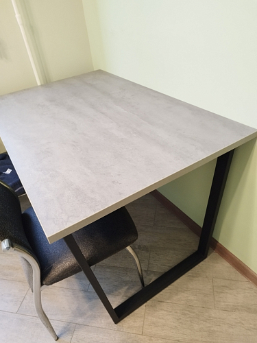 Деревянный стол Лота Лофт 120х75 белый матовый / дуб крафт золотой фото покупателя 961