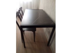 Стол Центавр дуб галифакс / черный матовый фото покупателя 66