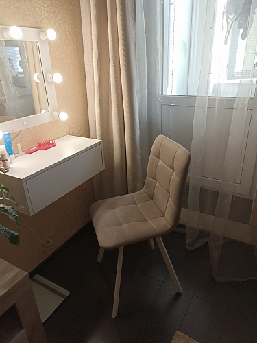 Стул на металлокаркасе Чилли черный / зеленый фото покупателя 84