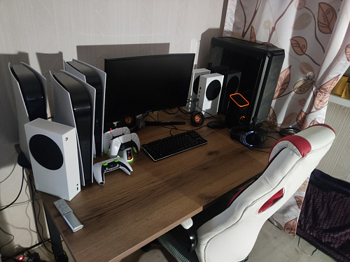 Деревянный стол Лота Лофт 140х80 дуб крафт табачный / черный матовый фото покупателя 499