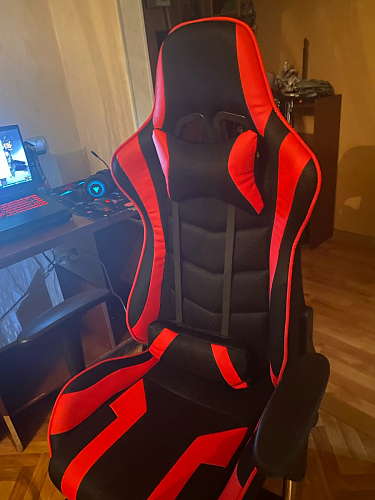 Компьютерное кресло Kano черное / красное фото покупателя 60