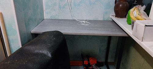 Барная стойка Дилан Лофт 120х50х90 бетон фото покупателя 152