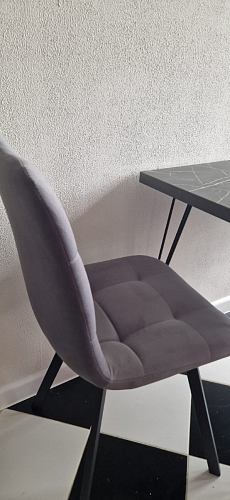 Стул на металлокаркасе Чилли бежевый / белый каркас фото покупателя 1412