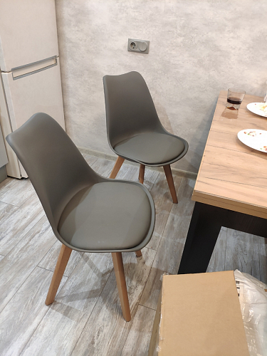 Деревянный стул Bonuss black / black фото покупателя 54