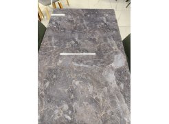 Стеклянный стол Агни 110 королевский мрамор / черный матовый из шоурума 3