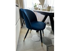 Стул на металлокаркасе Gabi 1 бежевый / черный с серебряными наконечниками фото покупателя 159