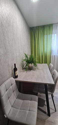 Стол Тринити Лофт 120 32 мм бетон / черный матовый фото покупателя 354