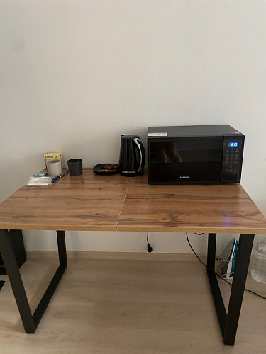 Деревянный стол Лота Лофт 120х75 белый матовый / дуб крафт золотой фото покупателя 862