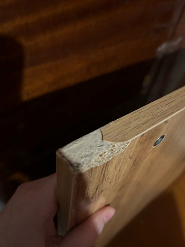 Письменный стол Битти Лофт 116х60х75 дуб вотан / черный матовый фото покупателя 40