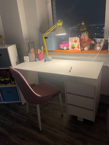 Стул на металлокаркасе Kora dark gray / black фото покупателя 192