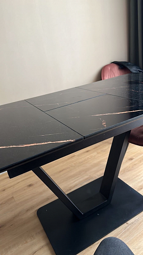 Стол на тумбе Бугун белый / золото фото покупателя 84