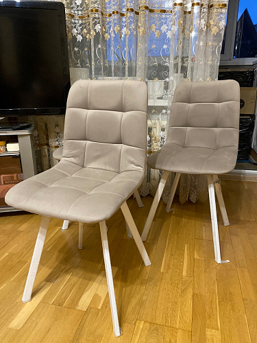 Стул на металлокаркасе Чилли К черный / зеленый фото покупателя 609