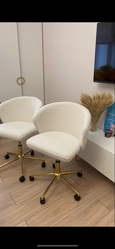 Компьютерное кресло Lika white teddy фото покупателя 11