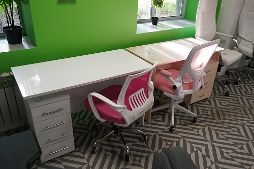 Компьютерное кресло Ergoplus blue / gray / white из шоурума 5