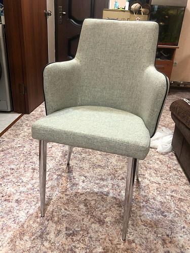 Стул на металлокаркасе Benza blue фото покупателя 7