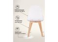 Пластиковый стул Vart clear / wood