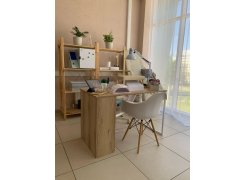 Письменный стол Фред Лофт черный матовый / дуб делано темный фото покупателя 7