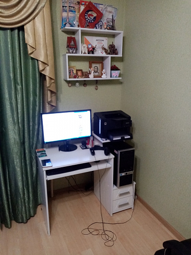 Стол компьютерный Джаз-24 правый венге фото покупателя 149