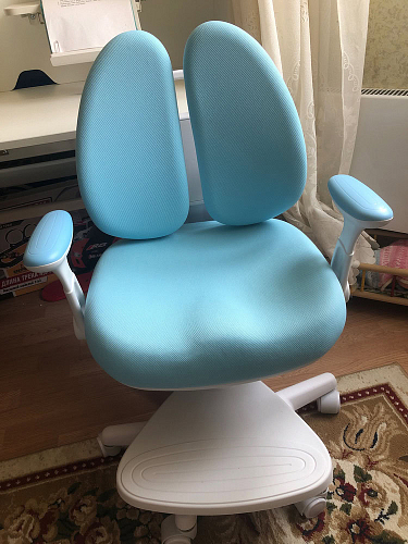 Компьютерное кресло Miracle голубое фото покупателя 3