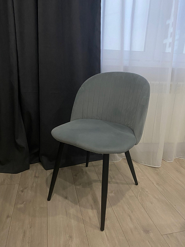 Стул на металлокаркасе Gabi gray / black фото покупателя 393