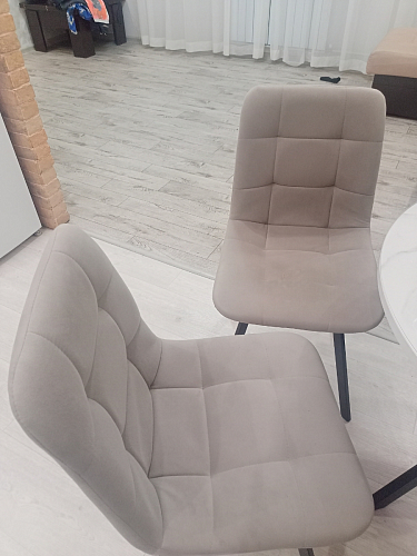 Комплект стульев Чилли 4 шт темно-серый / черный фото покупателя 338