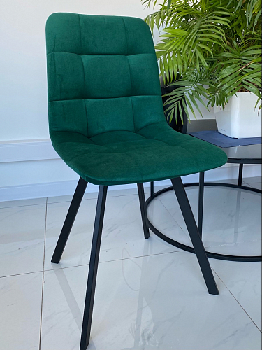 Стул на металлокаркасе Чилли бирюзовый / черный фото покупателя 716