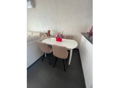 Стул на металлокаркасе Чилли синяя ткань / белый фото покупателя 169