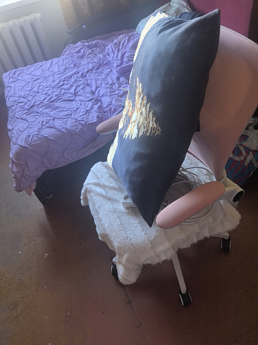 Компьютерное кресло Konfi light gray / blue / white фото покупателя 247