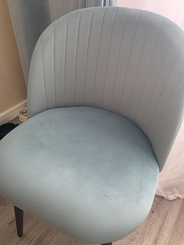 Стул на металлокаркасе Gabi 1 light purple / black фото покупателя 279