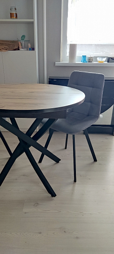 Стул на металлокаркасе Чилли бирюзовый / черный фото покупателя 824