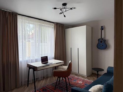 Письменный стол Рокс 116х65х77 белый / дуб вотан / белый фото покупателя 1