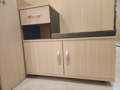 Обувница Аврора дуб млечный / венге фото покупателя 107