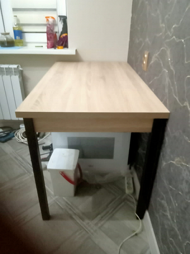 Стол Оригон файерстоун / черный матовый фото покупателя 24