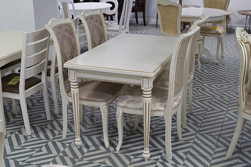 Деревянный стол Леджер вишня / патина из шоурума 4