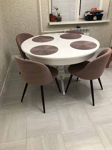 Стул на металлокаркасе Gabi 1 темно-серый / черный фото покупателя 263