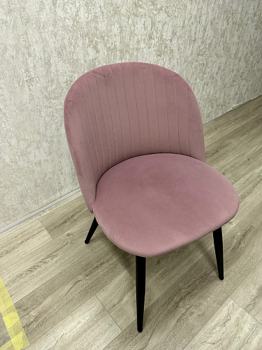 Стул на металлокаркасе Gabi 1 light purple / black фото покупателя 675