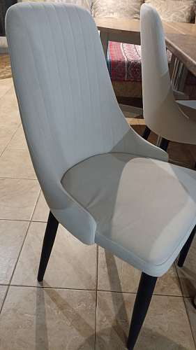 Стул на металлокаркасе Kora white / gray фото покупателя 39