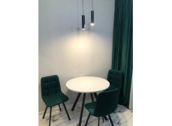 Стул на металлокаркасе Чилли светло-серый / черный фото покупателя 87