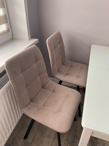 Стул на металлокаркасе Чилли зеленый / черный фото покупателя 1437