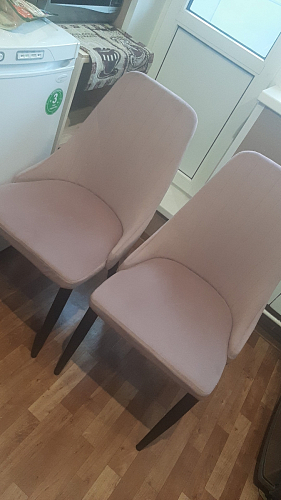 Стул на металлокаркасе Kora green / black фото покупателя 433