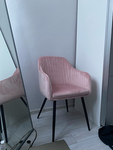 Стул на металлокаркасе Slam розовый фото покупателя 23