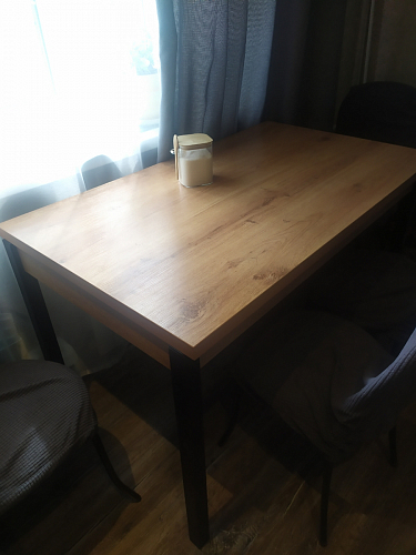 Стол Оригон делано / черный матовый фото покупателя 12