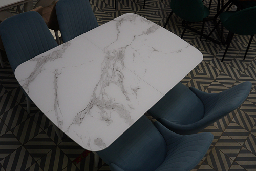 Стул на металлокаркасе Kora dark gray / black из шоурума 7