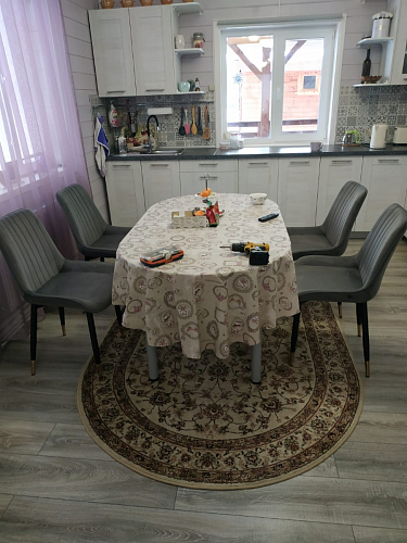 Стул на металлокаркасе Seda 01 blue / gold / black фото покупателя 25