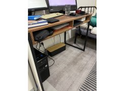 Письменный стол Леон Лофт бетон / черный матовый фото покупателя 80