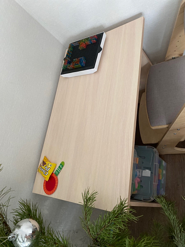 Стол письменный Kiwi дуб молочный  - Уцененный экземпляр фото покупателя 52