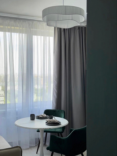 Стол Тулип 90х73 белый мрамор / золото фото покупателя 47