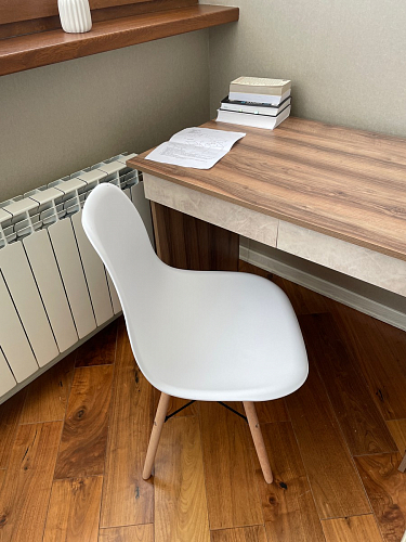 Стул Cindy Eames mod. 001 khaki / natural фото покупателя 371